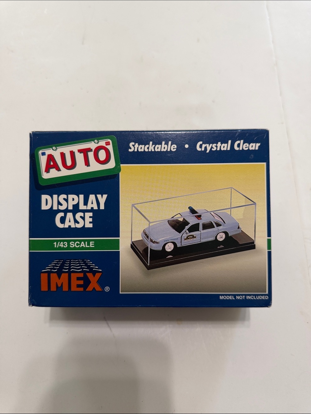 IMEX Stackable Display Case for 1/43 Scale Models - Blue Accents